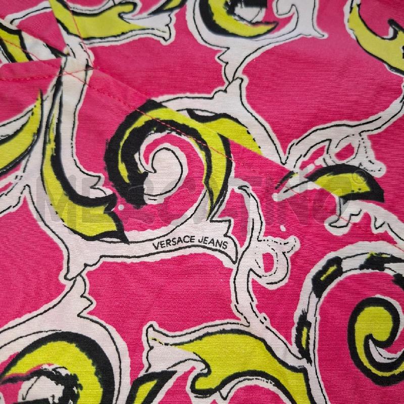 VESTITO DONNA VERSACE JEANS TG 40 ROSA FANTASIA LATO PIZZO  | Mercatino dell'Usato Arcore 4