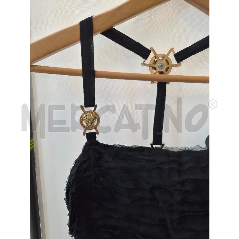VESTITO GIANNI VERSACE MEDUSA VINTAGE TG 42 SETA NERO | Mercatino dell'Usato Arcore 2