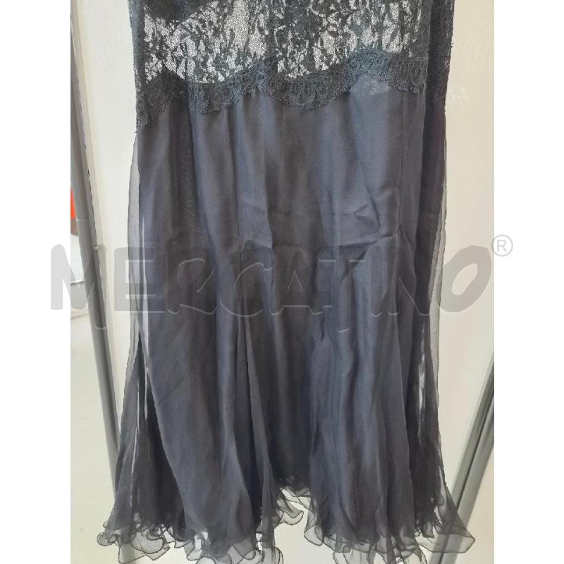 VESTITO GIANNI VERSACE MEDUSA VINTAGE TG 42 SETA NERO | Mercatino dell'Usato Arcore 3