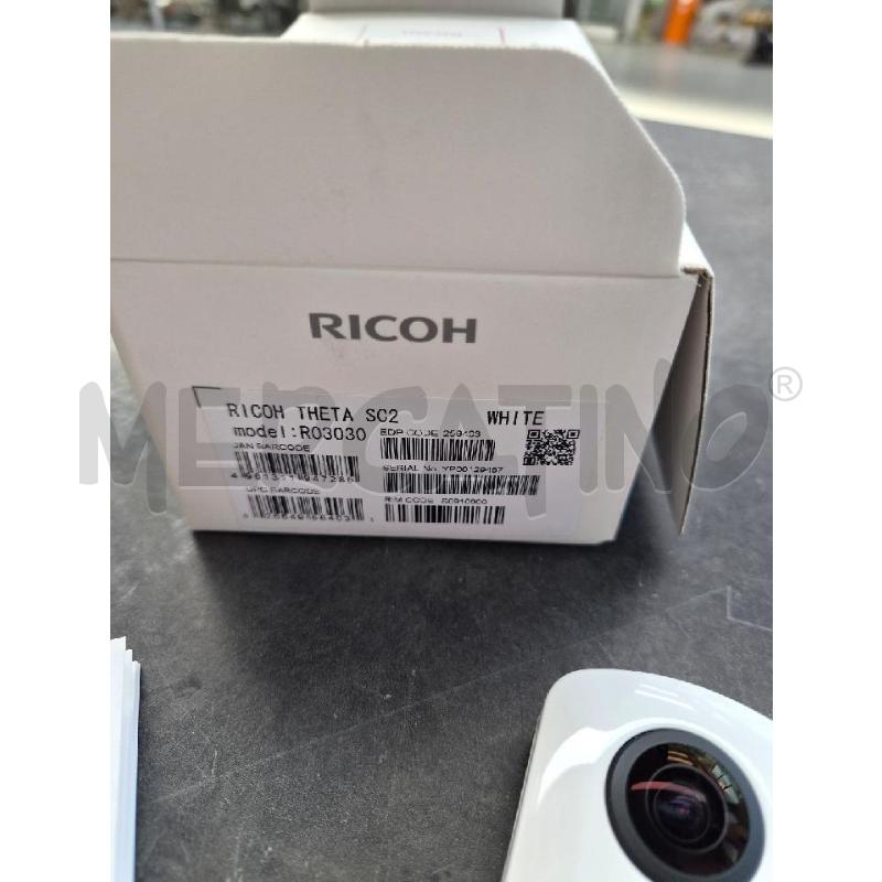 VIDEO CAMERA RICOH THETA SC2 BIANCA  | Mercatino dell'Usato Arcore 3