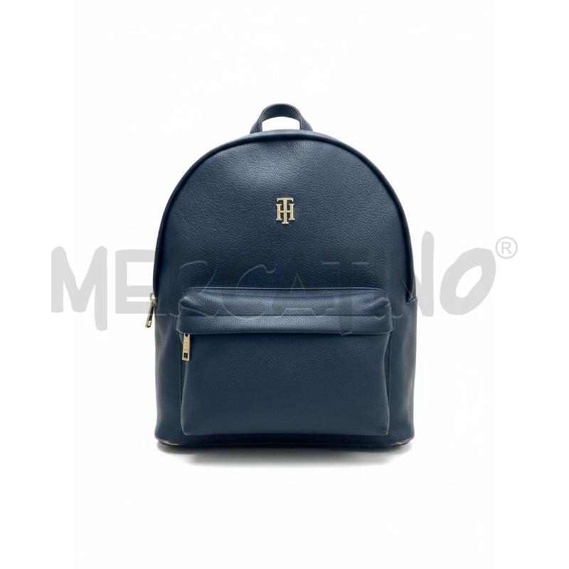 ZAINETTO DONNA TOMMY HILFIGER BLU  | Mercatino dell'Usato Arcore 1