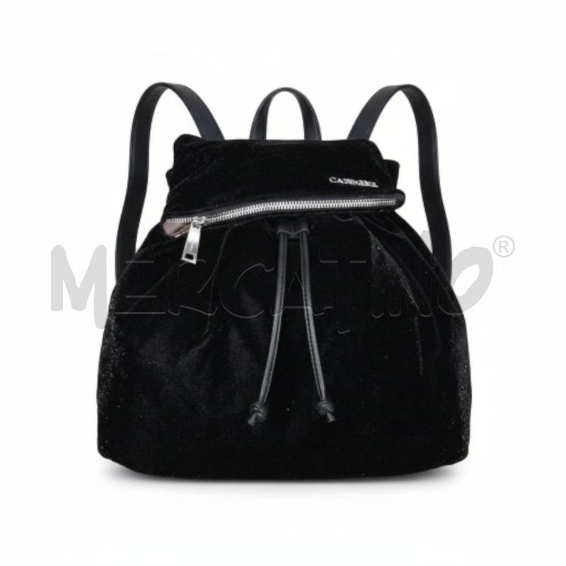 ZAINO DONNA CAFÈNOIR NERO VELLUTO LUREX | Mercatino dell'Usato Arcore 1