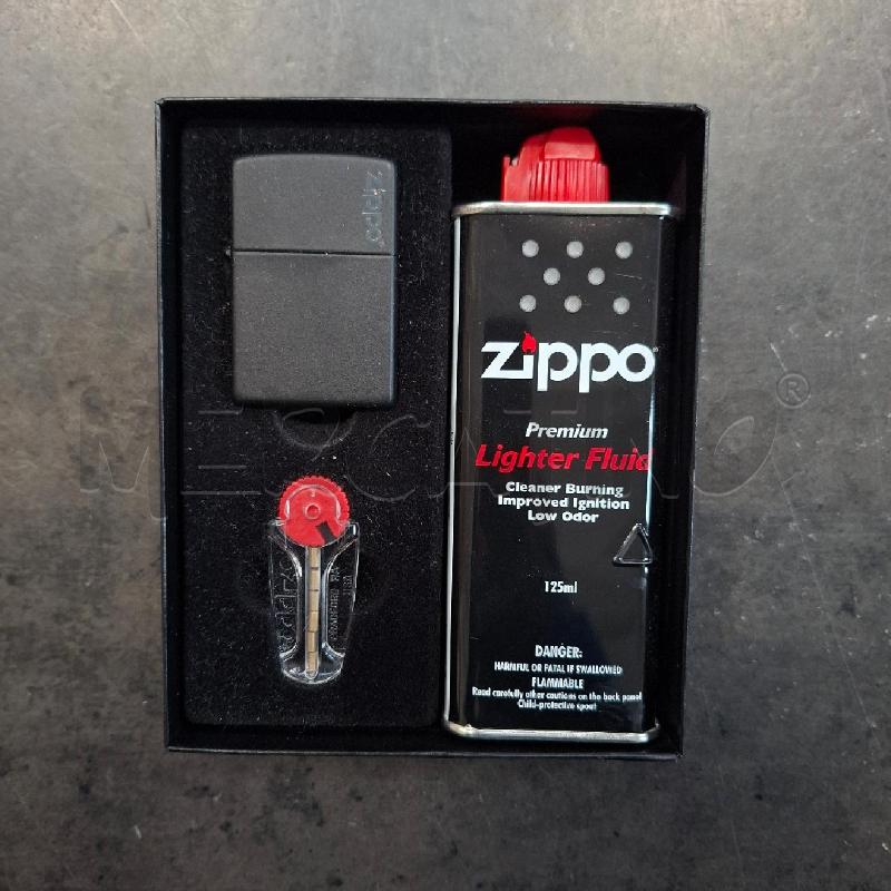 ZIPPO NERO CONFEZIONE REGALO | Mercatino dell'Usato Arcore 1