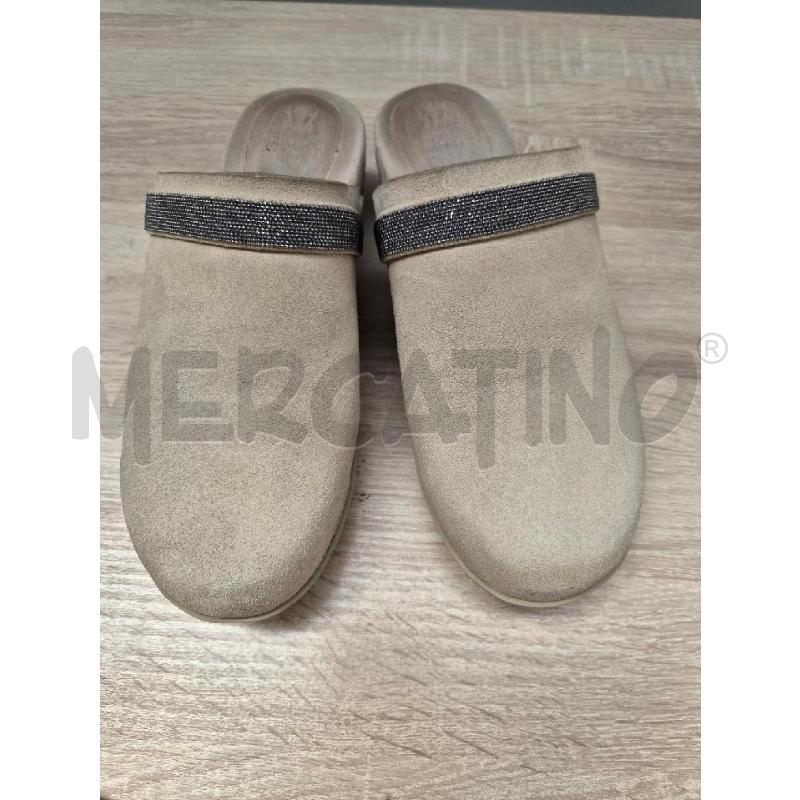 ZOCCOLI DONNA BRUNELLO CUCINELLI BEIGE  N 38 | Mercatino dell'Usato Arcore 2