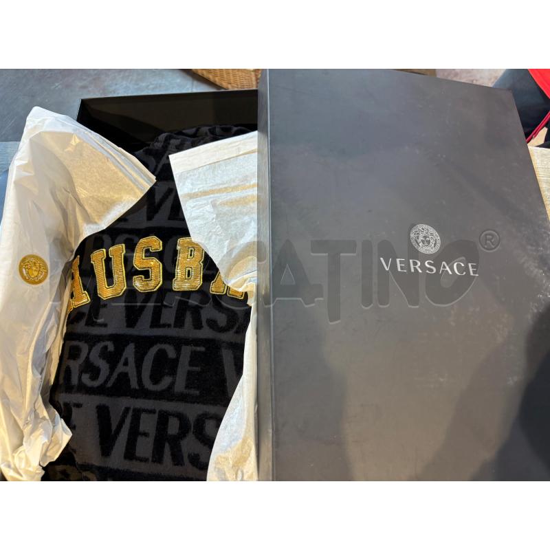 ACCAPPATOIO UOMO VERSACE HOME ACCAPPATOIO BAROCCO IN COTONE NERO NUOVO | Mercatino dell'Usato Busnago 5