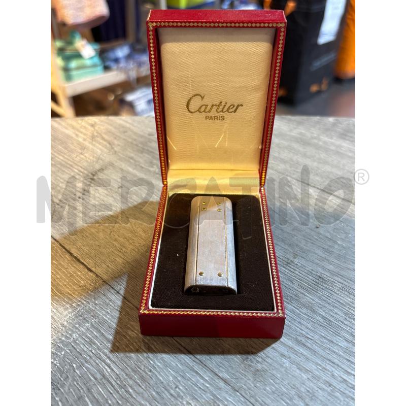 ACCENDINO DA COLLEZIONE CARTIER CON SCATOLA | Mercatino dell'Usato Busnago 1