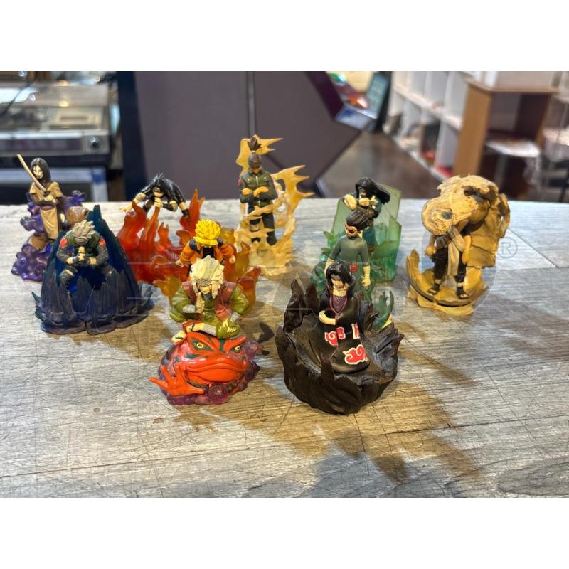 ACTION FIGURE 10 PEZZI NARUTO BANDAI GASHAPON 2002 | Mercatino dell'Usato Busnago 1