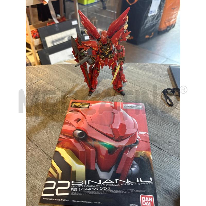ACTION FIGURE GUNDAM 22 SINANJU | Mercatino dell'Usato Busnago 1