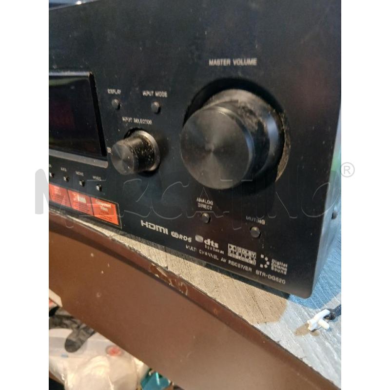 AMPLIFICATORE SONY STR-DG520 CON TELECOMANDO | Mercatino dell'Usato Busnago 2