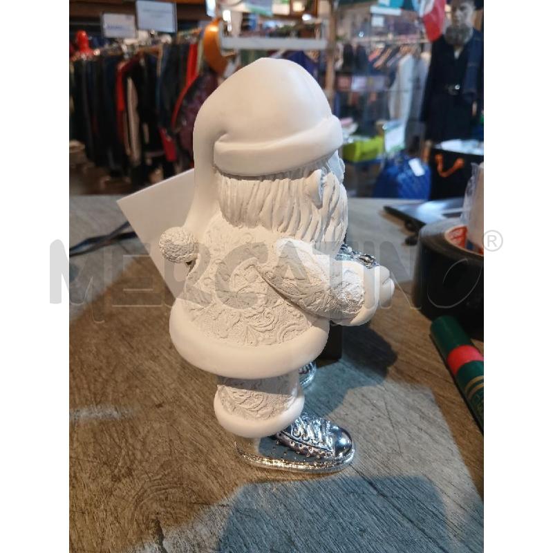 BABBO NATALE ARGENESI CON SCATOLA ALTEZZA 17CM | Mercatino dell'Usato Busnago 2