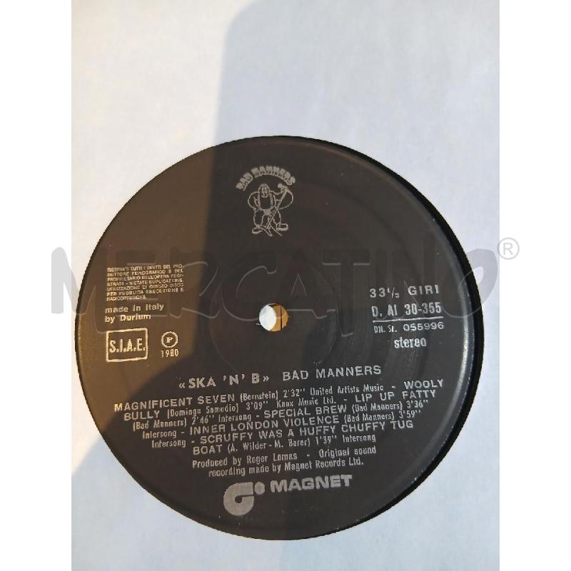 BAD MANNERS  SKA  N B  | Mercatino dell'Usato Busnago 4