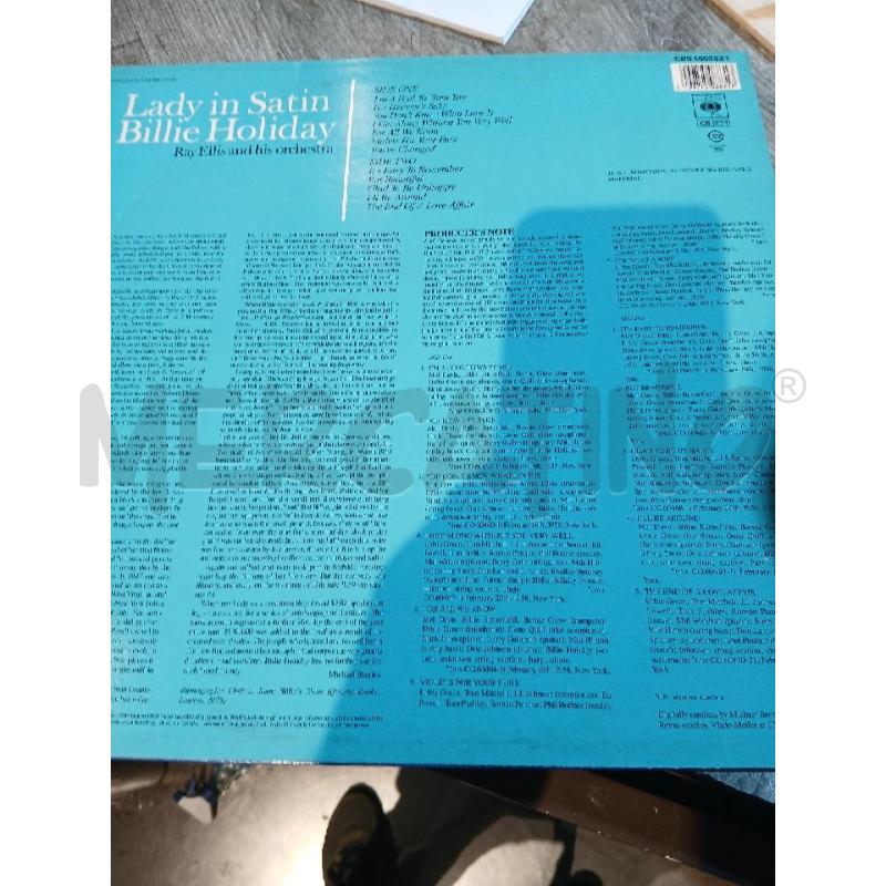 BILLIE HOLIDAY LADY IN SATIN  | Mercatino dell'Usato Busnago 2