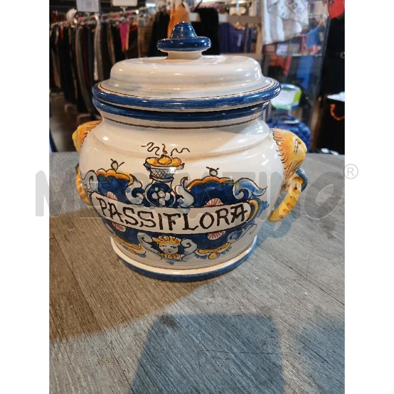 BISCOTTIERA CERAMICA CAMALDOLI DECORATA A MANO | Mercatino dell'Usato Busnago 1