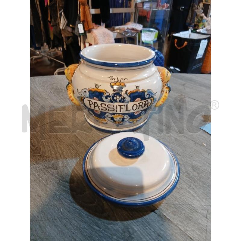 BISCOTTIERA CERAMICA CAMALDOLI DECORATA A MANO | Mercatino dell'Usato Busnago 2