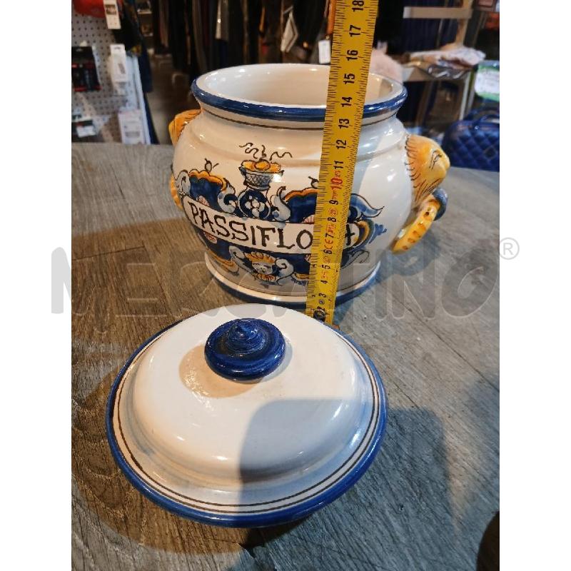 BISCOTTIERA CERAMICA CAMALDOLI DECORATA A MANO | Mercatino dell'Usato Busnago 3