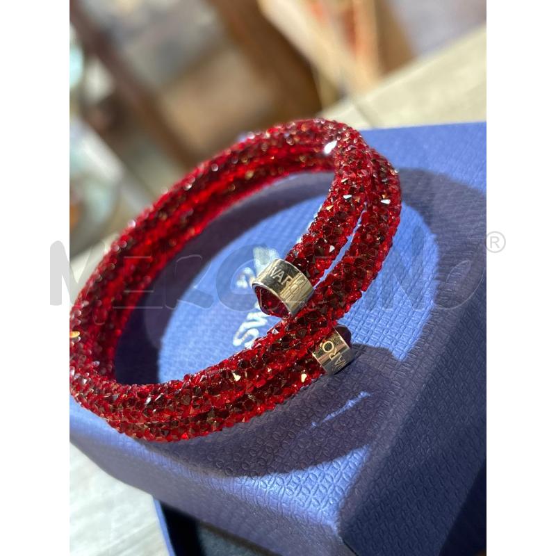 BRACCIALE SWAROVSKI ROSSO DOPPIO GIRO POLSO | Mercatino dell'Usato Busnago 3