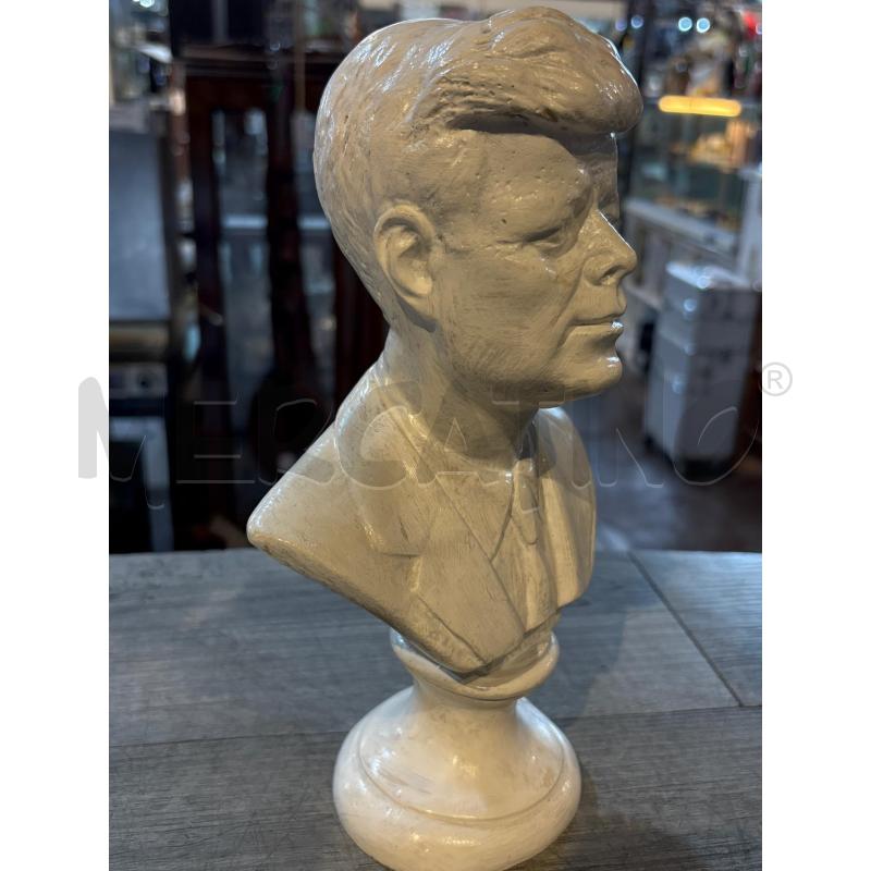 BUSTO J.F.KENNEDY IN MARMO VERNICIATO | Mercatino dell'Usato Busnago 3