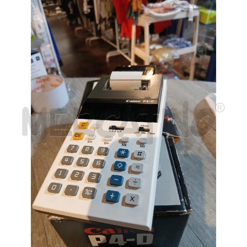 CALCOLATRICE ANNI 80 CANON PD 40 (FUNZIONANTE) | Mercatino dell'Usato Busnago 1