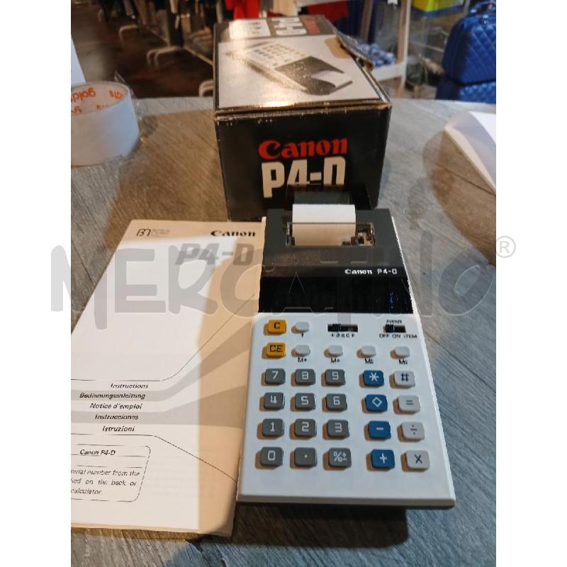 CALCOLATRICE ANNI 80 CANON PD 40 (FUNZIONANTE) | Mercatino dell'Usato Busnago 2