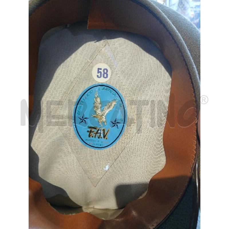 CAPPELLO UOMO MILITARE LUOGOTENETE FANTERIA  | Mercatino dell'Usato Busnago 4