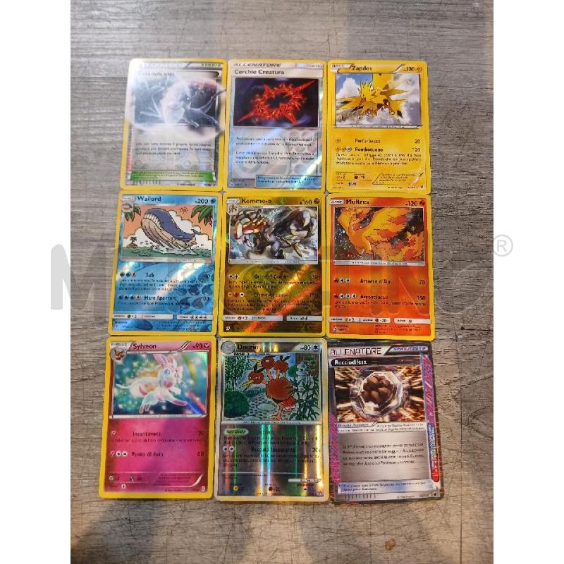 CARTE PEZZI 9 POKEMON | Mercatino dell'Usato Busnago 1