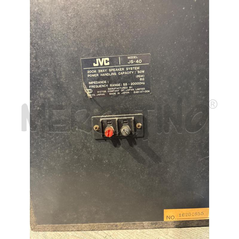 CASSE PZ. 2  JVC JS-40 | Mercatino dell'Usato Busnago 4