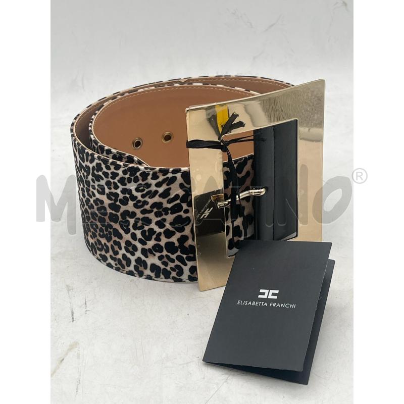 CINTURA DONNA ELISABETTA FRANCHI LEOPARDATA NUOVA | Mercatino dell'Usato Busnago 1