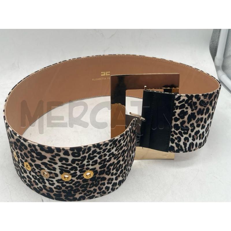 CINTURA DONNA ELISABETTA FRANCHI LEOPARDATA NUOVA | Mercatino dell'Usato Busnago 2