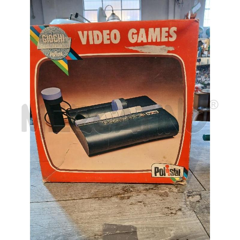 CONSOLLE POLISTIL VIDEO GAMES (1978) | Mercatino dell'Usato Busnago 1