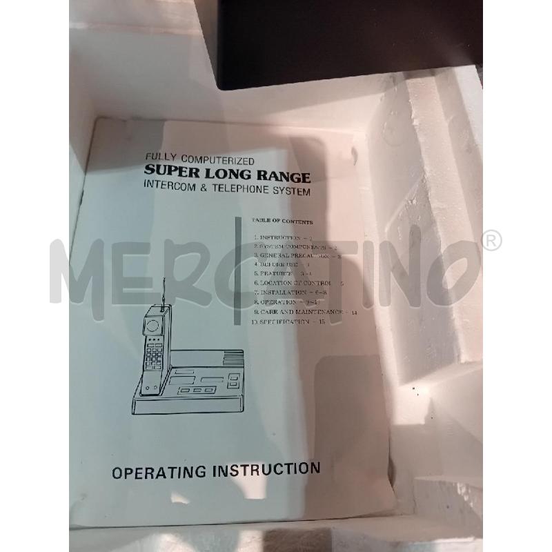 CORDLESS ANNI 80 TM-12000 COMMUNICATOR (CON SCATOLA ORIGINALE) | Mercatino dell'Usato Busnago 4