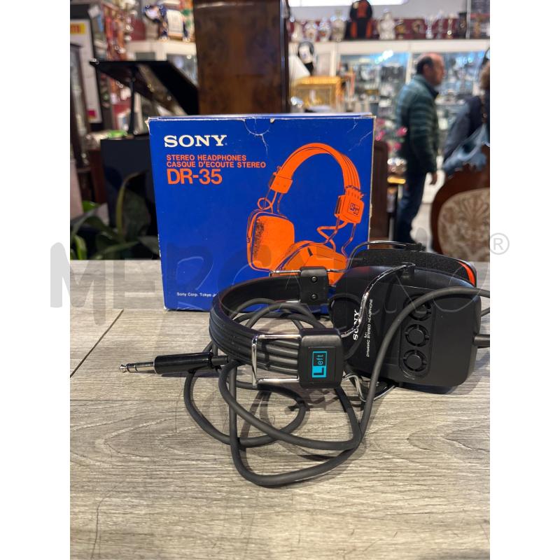 CUFFIE SONY DR-35 STEREO HEADPHONES  | Mercatino dell'Usato Busnago 1