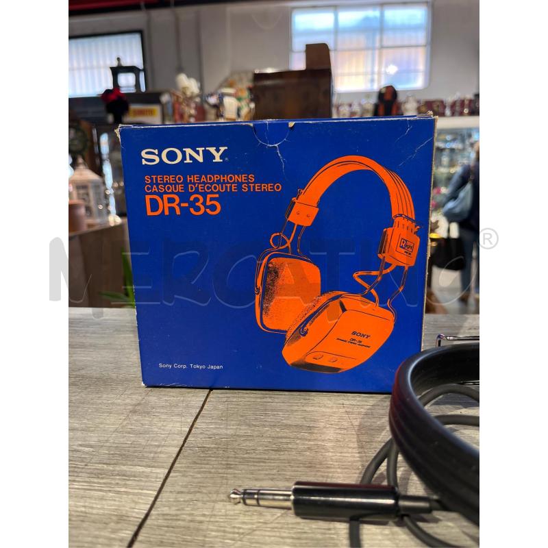 CUFFIE SONY DR-35 STEREO HEADPHONES  | Mercatino dell'Usato Busnago 3