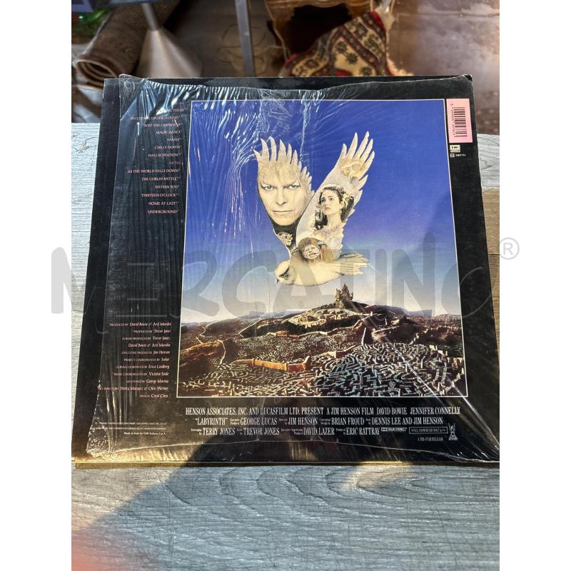 DAVID BOWIE TREVOR JONES LABYRINTH 1986 | Mercatino dell'Usato Busnago 2