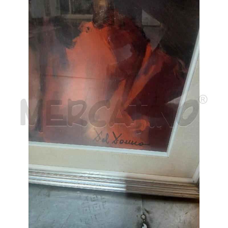 DIPINTO DEL DONNO NICODEMO  CRISTO 48X57(CORNICE 66X76) | Mercatino dell'Usato Busnago 2