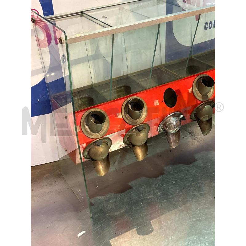 DISPENSER CAFFE ANNI 70 ROSSO IN VETRO DA SISTEMARE | Mercatino dell'Usato Busnago 2