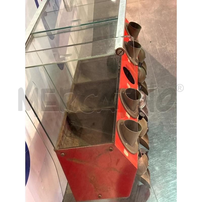 DISPENSER CAFFE ANNI 70 ROSSO IN VETRO DA SISTEMARE | Mercatino dell'Usato Busnago 4