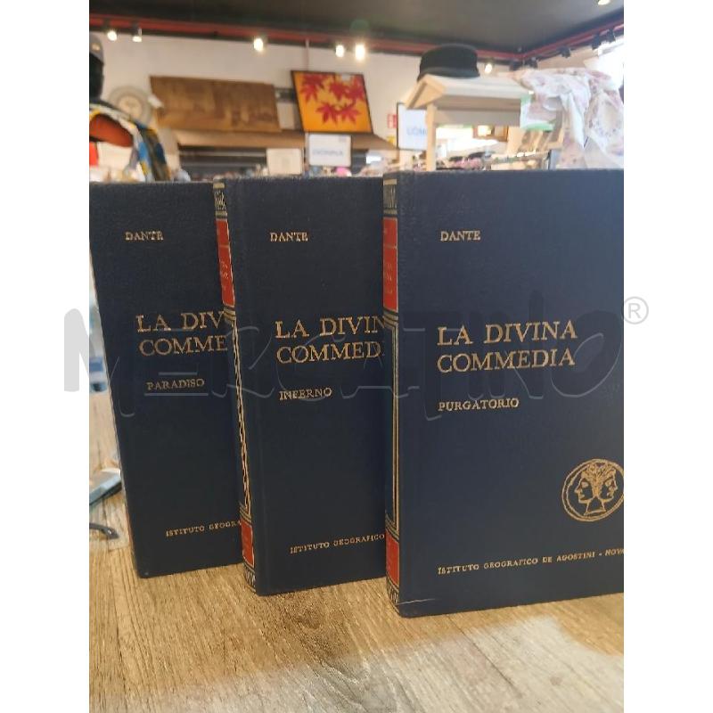 DIVINA COMMEDIA 3 VOLUMI DE AGOSTINI (1969) | Mercatino dell'Usato Busnago 2