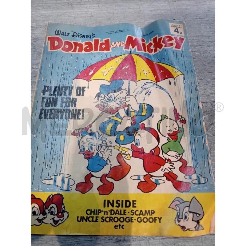 DONALD AND MICKEY 6TH MAY 1972  | Mercatino dell'Usato Busnago 1