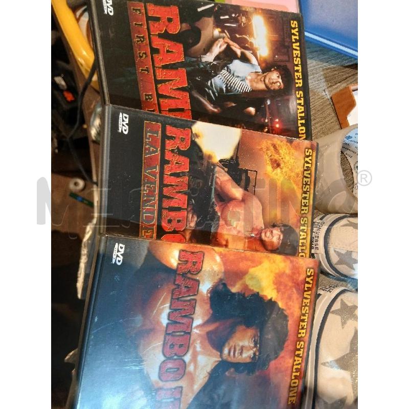 DVD TRILOGIA RAMBO  | Mercatino dell'Usato Busnago 2