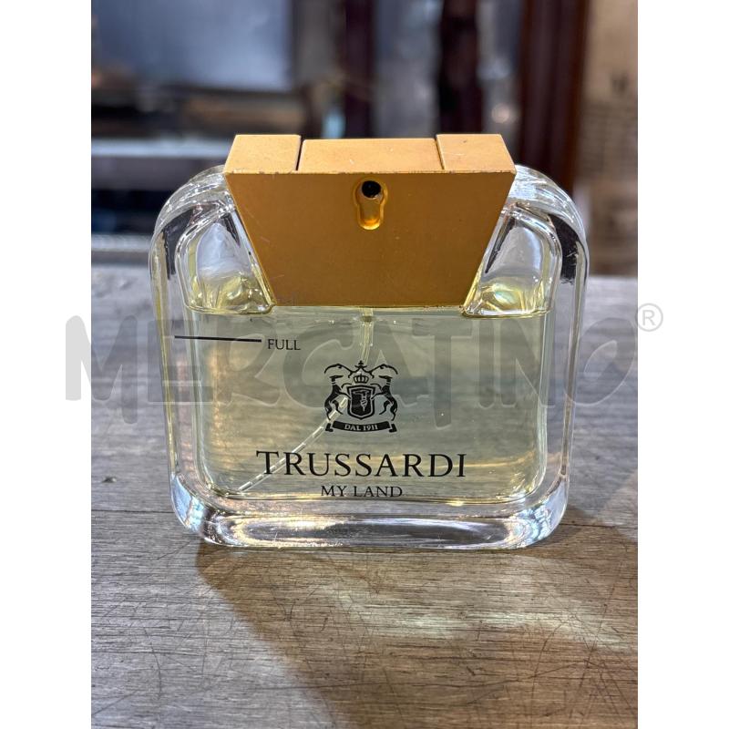 EAU DE TOILETTE  TRUSSARDI MY LAND 50ML BOCCETTA ROVINATA | Mercatino dell'Usato Busnago 1
