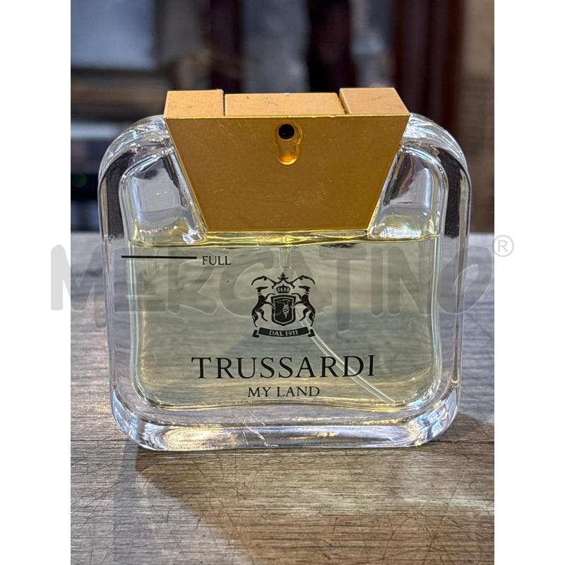 EAU DE TOILETTE  TRUSSARDI MY LAND 50ML BOCCETTA ROVINATA | Mercatino dell'Usato Busnago 1