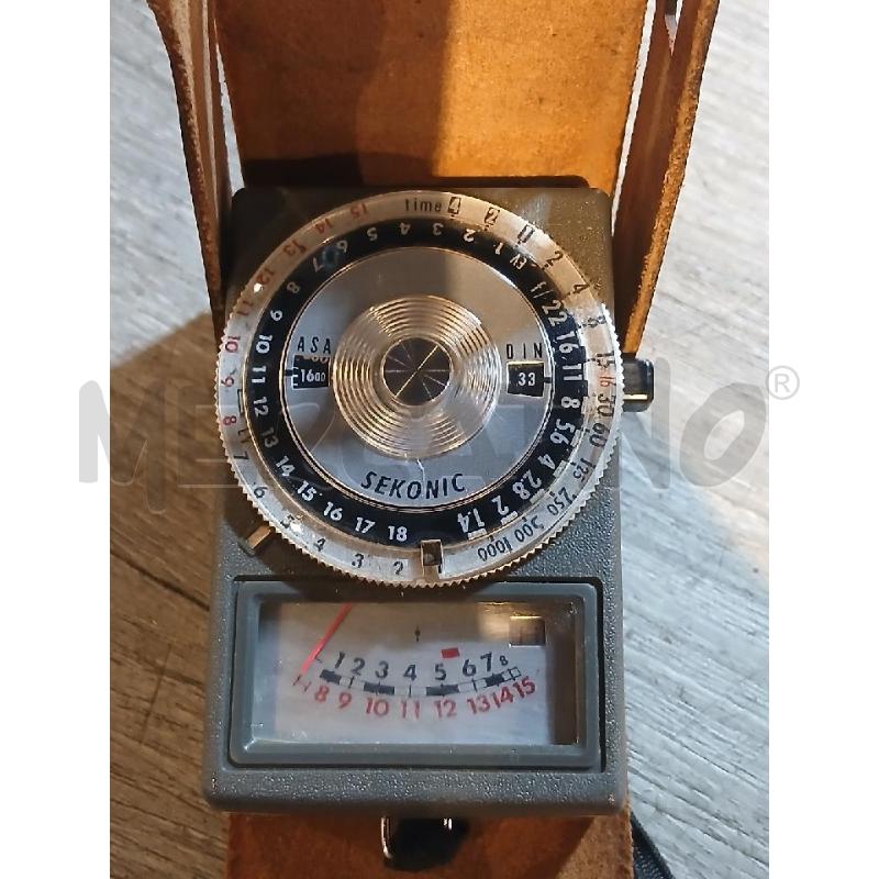 ESPOSIMETRO SEKONIC  ANNI 60 (SI VENDE DA COLLEZIONE) | Mercatino dell'Usato Busnago 1