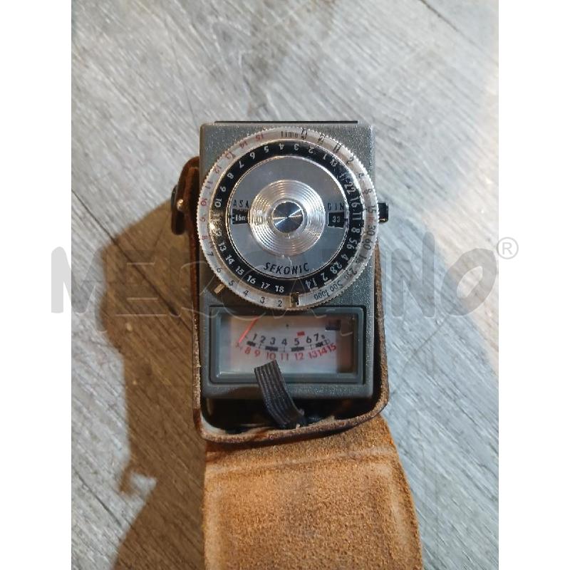 ESPOSIMETRO SEKONIC  ANNI 60 (SI VENDE DA COLLEZIONE) | Mercatino dell'Usato Busnago 4