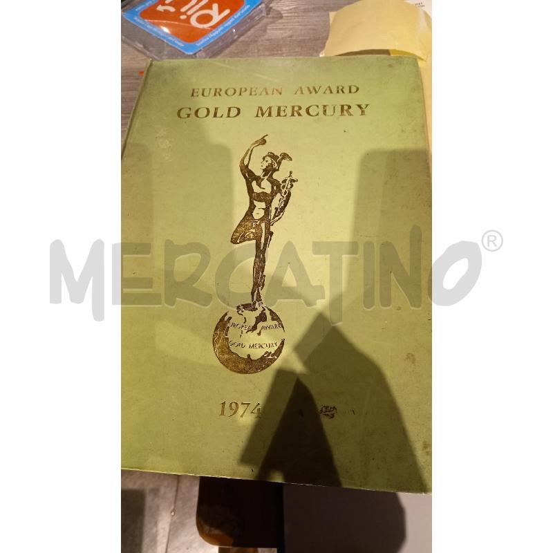 EUROPEAN AWARD GOLD MERCURY  (1974) | Mercatino dell'Usato Busnago 4