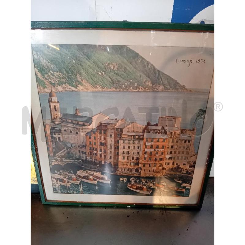 FOTO INCORNICIATA CAMOGLI 1954 MISURE 70X70 | Mercatino dell'Usato Busnago 1
