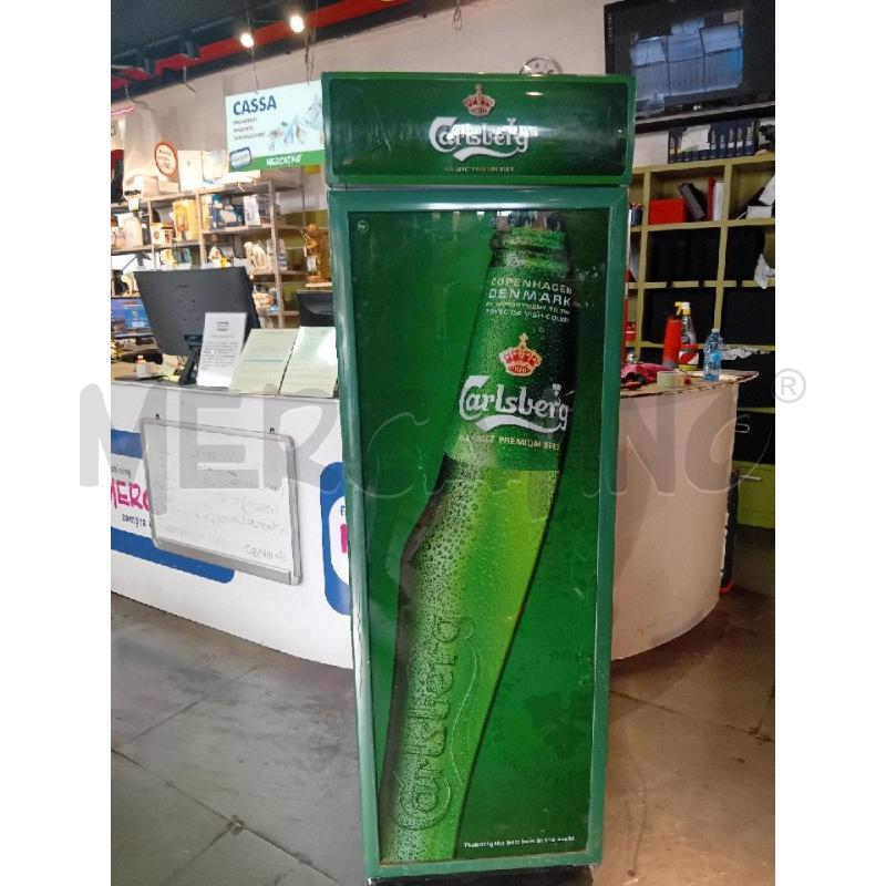 FRIGORIFERO VETRINA  CARLSBERG(FUNZIONANTE) | Mercatino dell'Usato Busnago 1