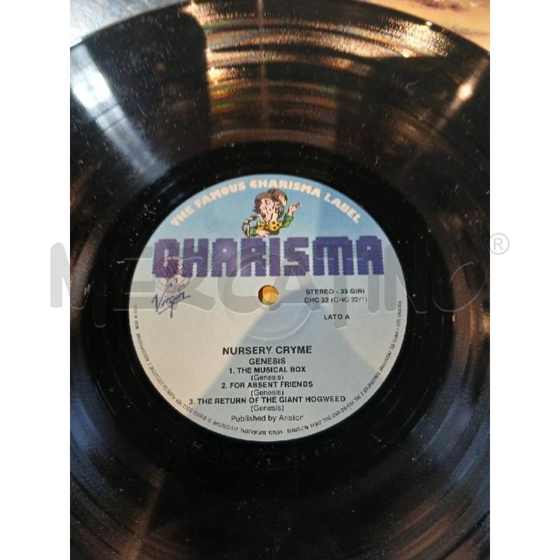 GENESIS NURSERY CRYME MAD HATTER LABE (1971) | Mercatino dell'Usato Busnago 3