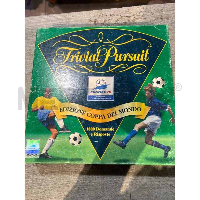 GIOCO IN SCATOLA TRIVIAL PURSUIT EDIZIONE COPPA DEL MONDO FRANCE 98 | Mercatino dell'Usato Busnago 1