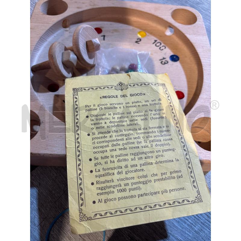 GIOCO TROTTOLA TIROLESE | Mercatino dell'Usato Busnago 3