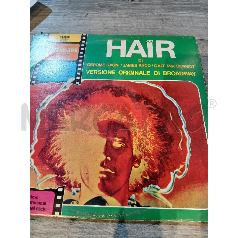 HAIR  VERSIONE ORIGINALE DI BROADWAY (1969) | Mercatino dell'Usato Busnago 1